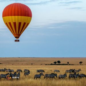 Masai Mara Hot Air Balloon Safari with Champagne Breakfast
